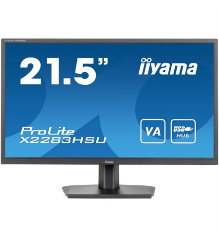 Iiyama ProLite X2283HSU Computer Monitor, 21.5 Inch, Full HD